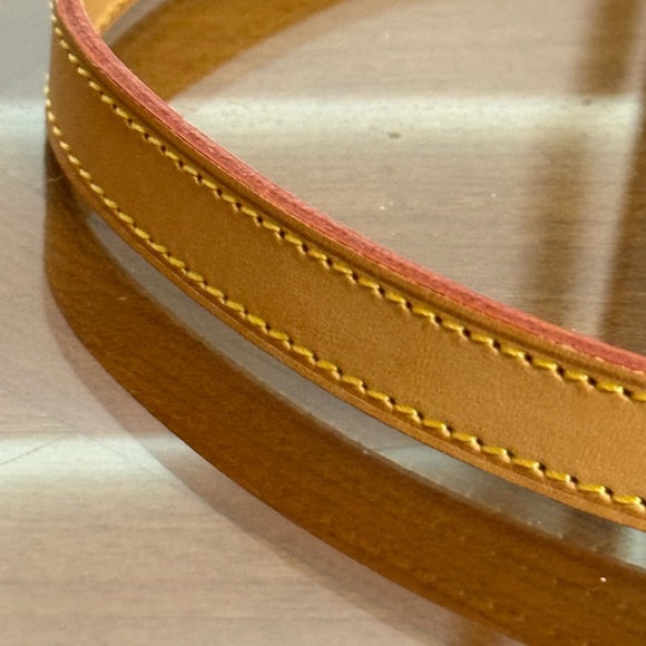 ❤️Black Friday Sale❤️ Louis Vuitton Leather Bag Strap 39.5” - Picture 4 of 11